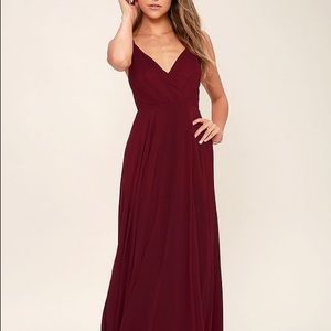 Lulus all about love maxi dress